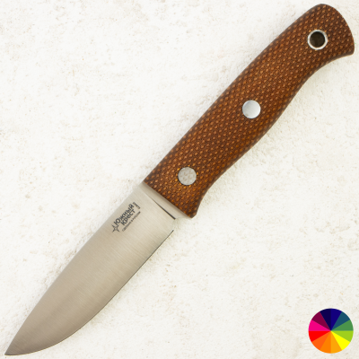 Нож Южный Крест ЯГД, Elmax, Convex, Micarta Coyote, Насечка